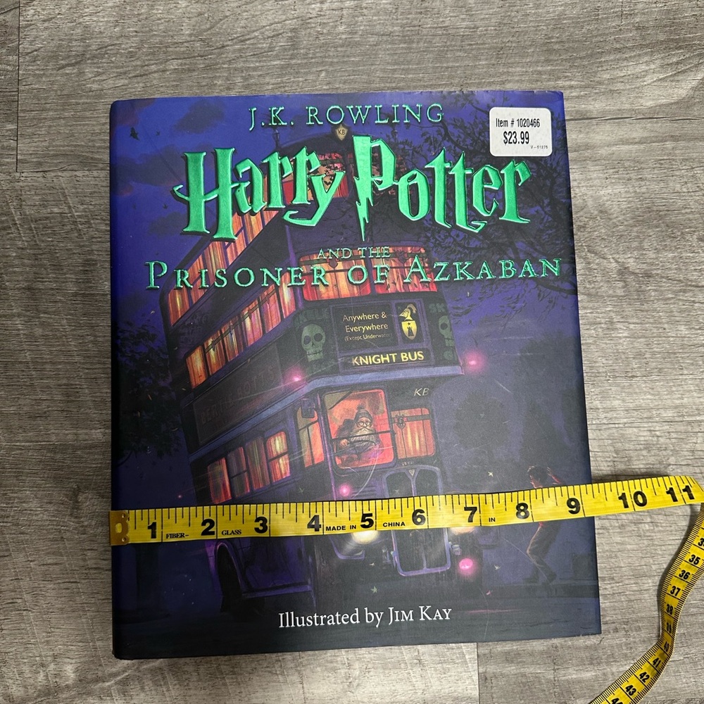 1st PRINT Harry Potter Prisoner of Azkaban illustrated J.K. Rowling 3rd Book - Picture 4 of 10